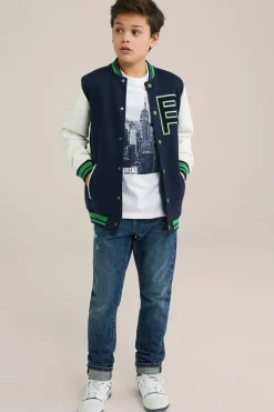 Jongens bombervest met embroidery