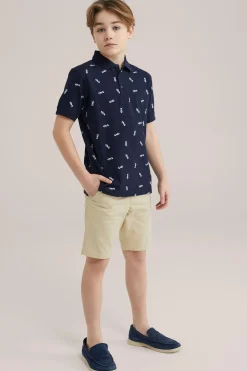 Jongens chinoshort