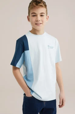 Jongens colourblock T-shirt