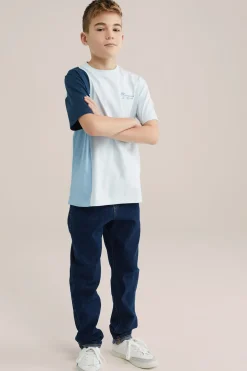 Jongens colourblock T-shirt