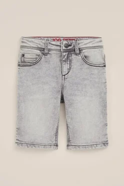 Jongens denim short met stretch