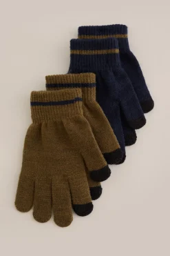 Jongens gebreide handschoenen, 2-pack