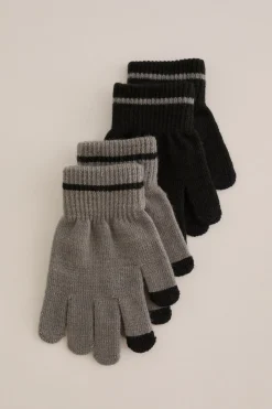 Jongens gebreide handschoenen, 2-pack