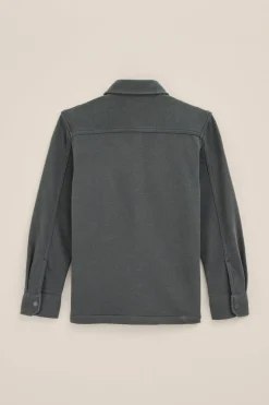 Jongens gebreid smart overshirt van katoenmix
