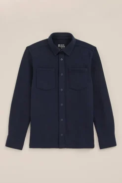 Jongens gebreid smart overshirt van katoenmix