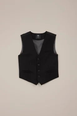 Jongens gilet met structuur