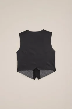 Jongens gilet met structuur