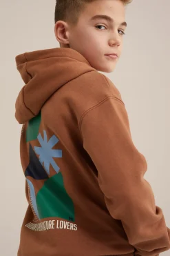 Jongens hoodie met opdruk