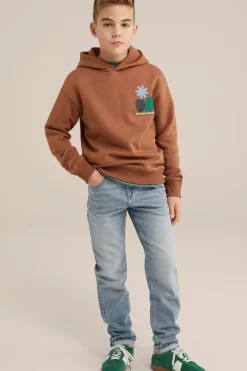 Jongens hoodie met opdruk