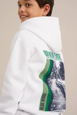 Jongens hoodie met opdruk