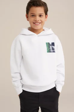 Jongens hoodie met opdruk