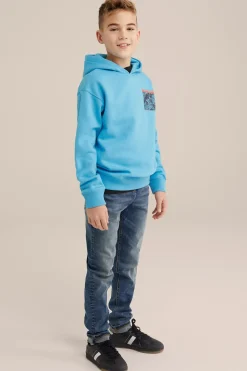 Jongens hoodie met opdruk