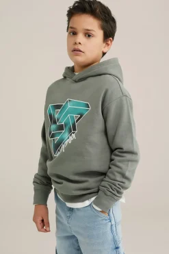 Jongens hoodie met opdruk
