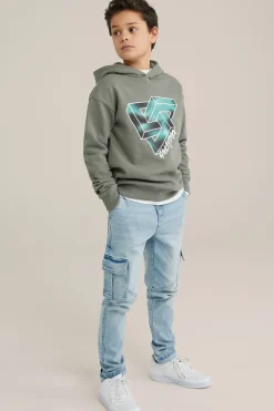 Jongens hoodie met opdruk