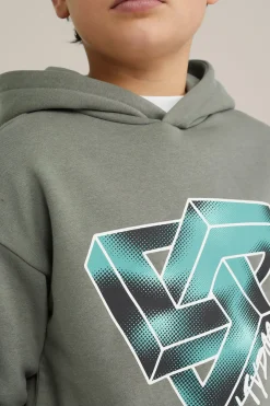 Jongens hoodie met opdruk
