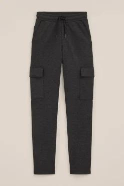 Jongens joggingbroek met cargozakken en jacquard-dessin