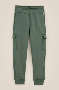 Jongens joggingbroek met cargozakken en structuur