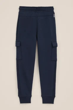 Jongens joggingbroek met cargozakken en structuur