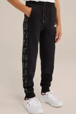 Jongens joggingbroek met tapedetail
