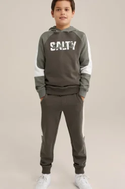 Jongens joggingsbroek met tapedetail