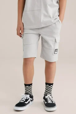 Jongens joggingshort met cargozakken