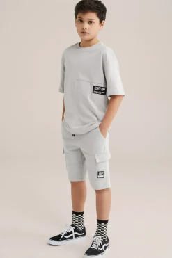 Jongens joggingshort met cargozakken