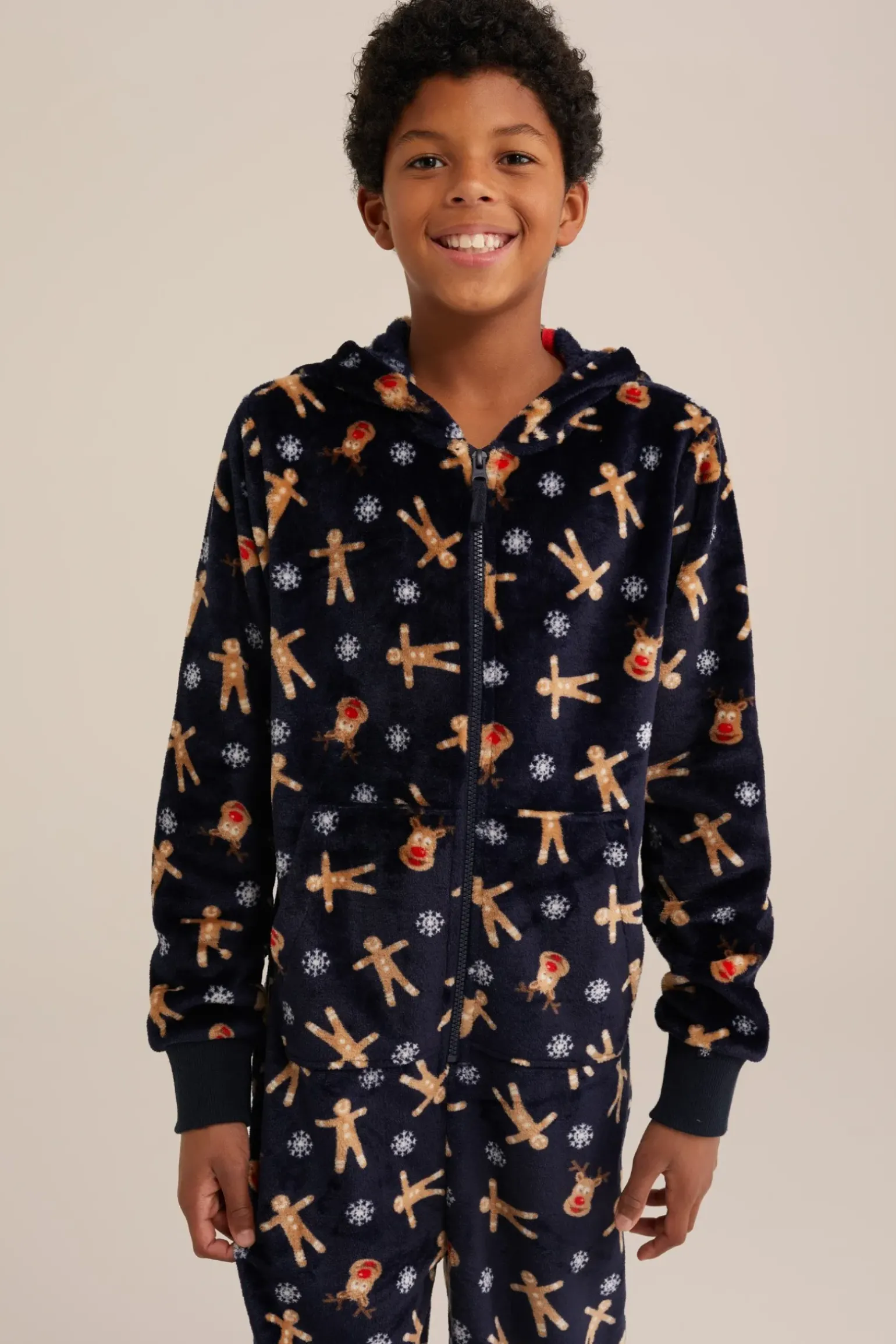 Jongens onesie met dessin