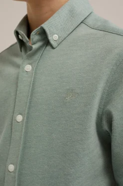 Jongens overhemd van piqu&eacute;jersey