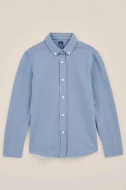 Jongens overhemd van piqu&eacute;jersey