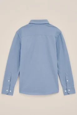 Jongens overhemd van piqu&eacute;jersey