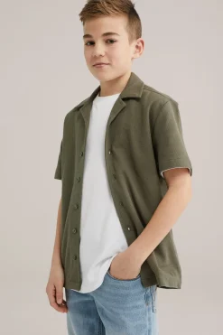 Jongens overshirt met structuur