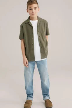 Jongens overshirt met structuur