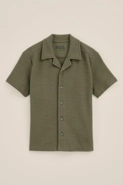 Jongens overshirt met structuur