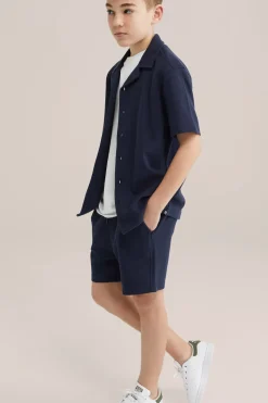 Jongens overshirt met structuur
