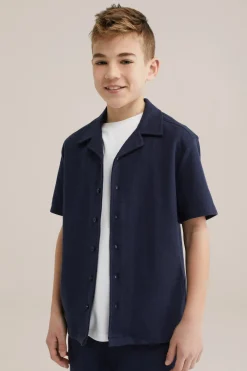 Jongens overshirt met structuur