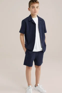 Jongens overshirt met structuur