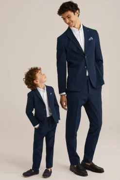 Jongens pantalon met structuur