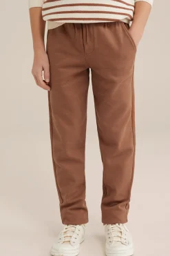Jongens pantalon met structuur