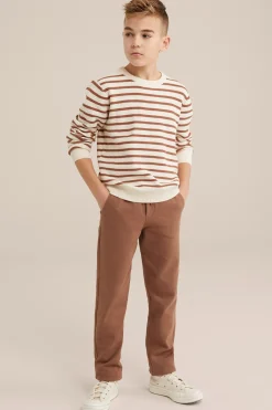 Jongens pantalon met structuur