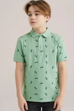 Jongens polo met opdruk