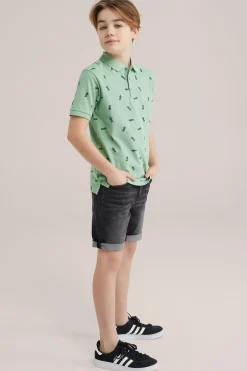 Jongens polo met opdruk