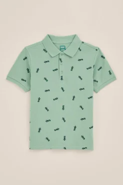 Jongens polo met opdruk