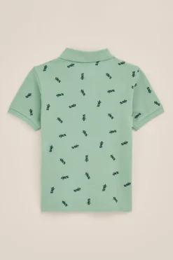 Jongens polo met opdruk