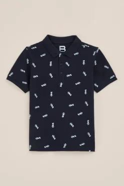 Jongens polo met opdruk