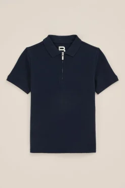 Jongens polo met structuur