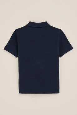 Jongens polo met structuur