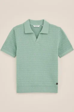 Jongens polo met structuur