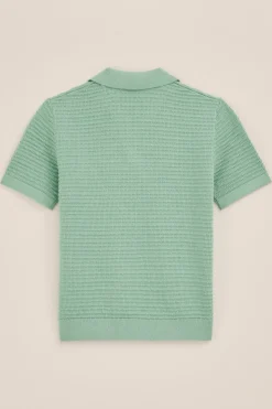 Jongens polo met structuur