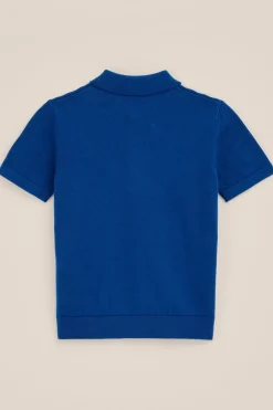 Jongens polo met structuur