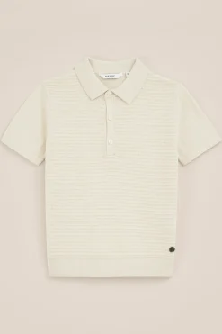 Jongens polo met structuur